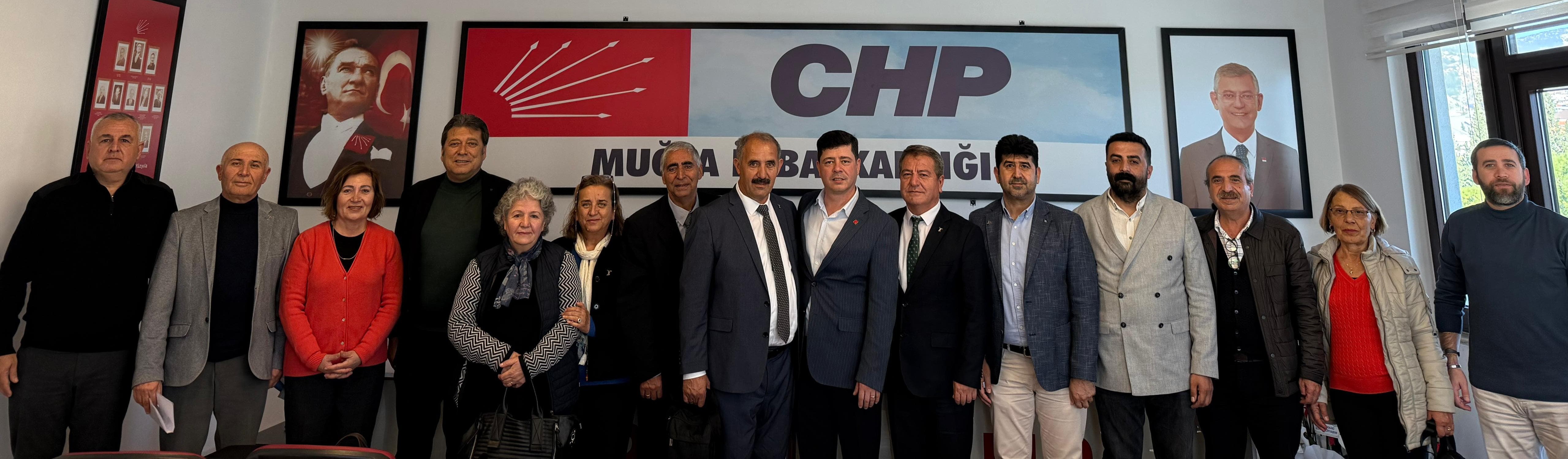 CHP Muğla İl Başkanlığı’nda Pir Sultan Abdal Kültür Derneği ile Eşit Yurttaşlık Buluşması