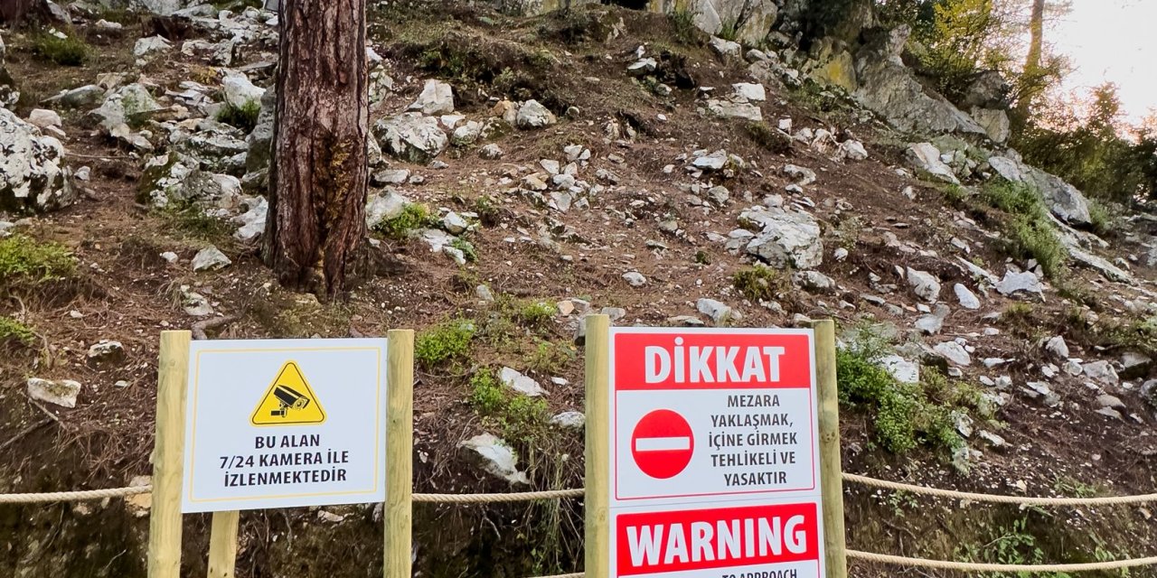 YEŞİLBELDE KAYA MEZARI KORUMA ALTINA ALINDI