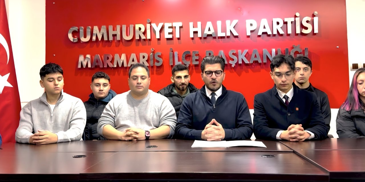 CHP Marmaris Gençlik Kolları Başkanı Haydar Aydın: “Bilge Kağan Şarbat yalnız değildir”