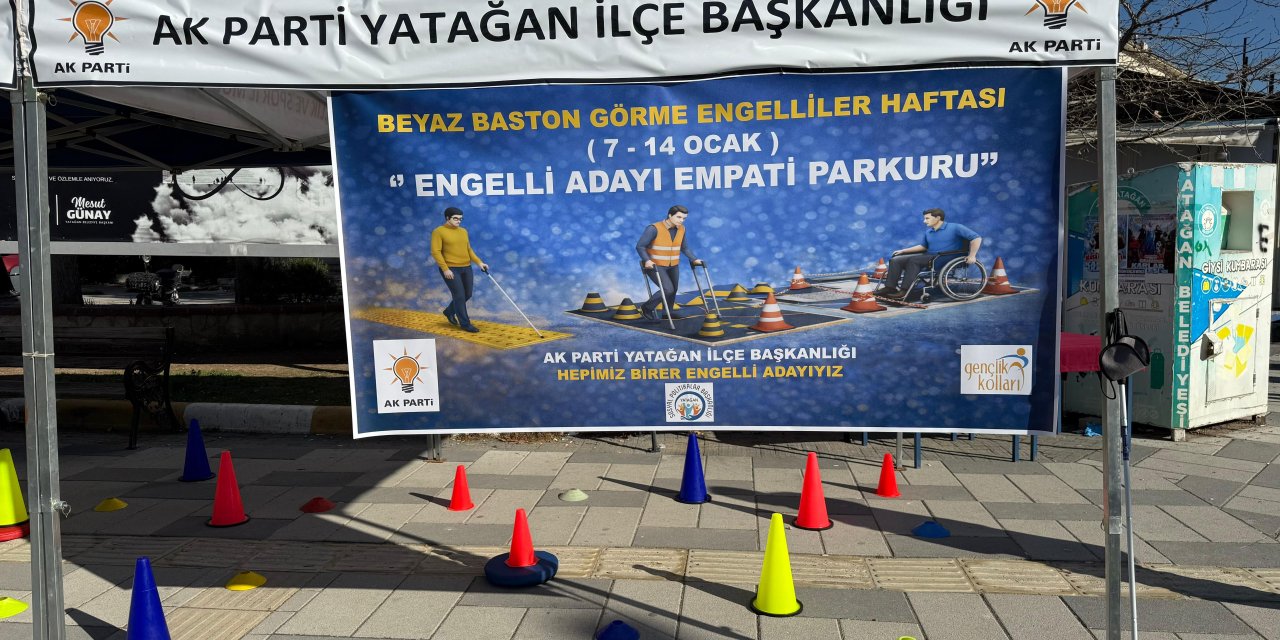 AK Parti’den Yatağan’da Görme Engelliler İçin Empati Parkuru