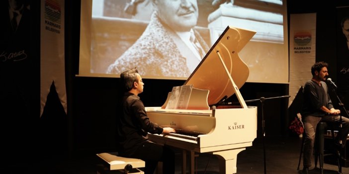 NAZIM HİKMET MARMARİS’TE NOTALAR VE ŞİİRLERLE ANILDI