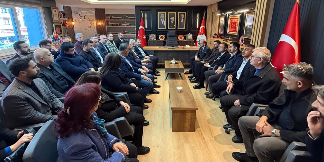 AK Parti Muğla İl Teşkilatından MHP Muğla İl Başkanlığı’na Ziyaret