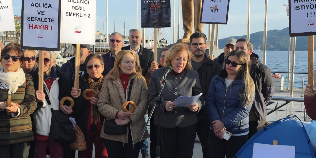 CHP Marmaris’ten Emekli Maaşlarına Tepki: “Emeklilik Yoksulluk Değil, Haktır”