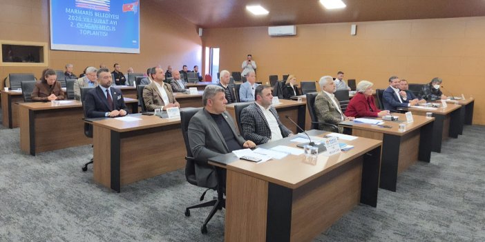 Marmaris Belediye Meclisi Toplandı