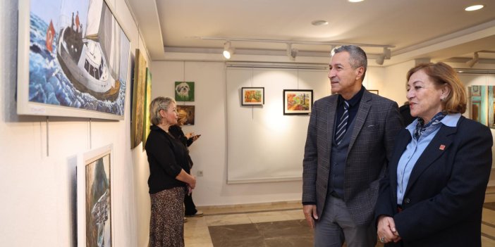 ÜMİT BURADA” SERGİSİ SANATSEVERLERLE BULUŞTU