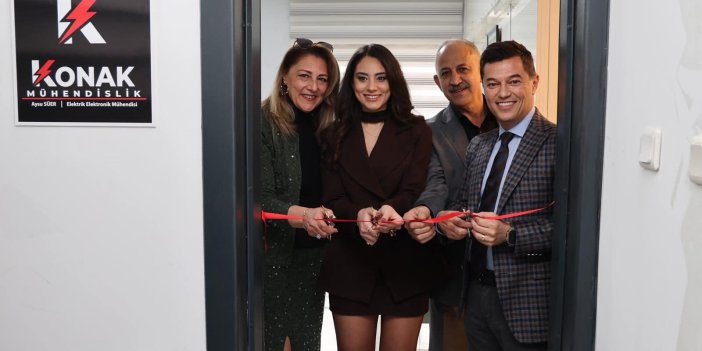 Aysu Süer’in Konak Mühendislik Ofisi Açıldı