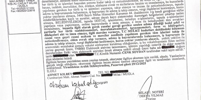 Ahmet Kilbey’den Zeytin İddialarına Sert Yanıt