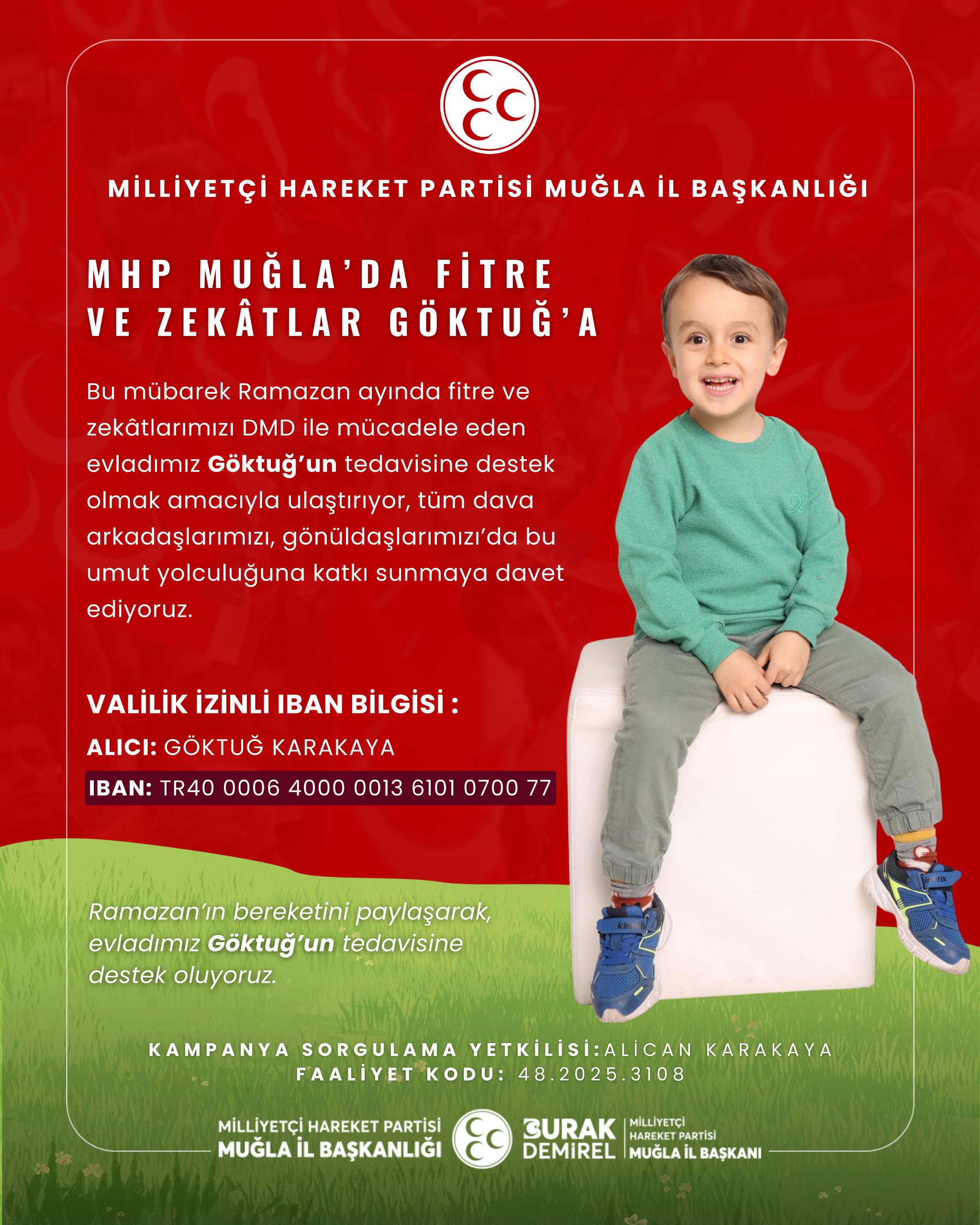 Burak Demirel’den Göktuğ İçin Destek Çağrısı