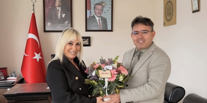 Züleyha Aldoğan’dan Kaymakam Nurullah Kaya’ya Ziyaret