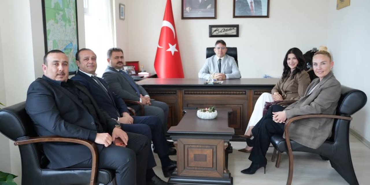 EGAFED Başkanı Burcu Erdemir, Kaymakam Nurullah Kaya’yı Ziyaret Etti