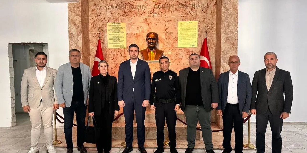 AK Parti Marmaris İlçe Teşkilatından Emniyet Müdürü Karaman’a Ziyaret