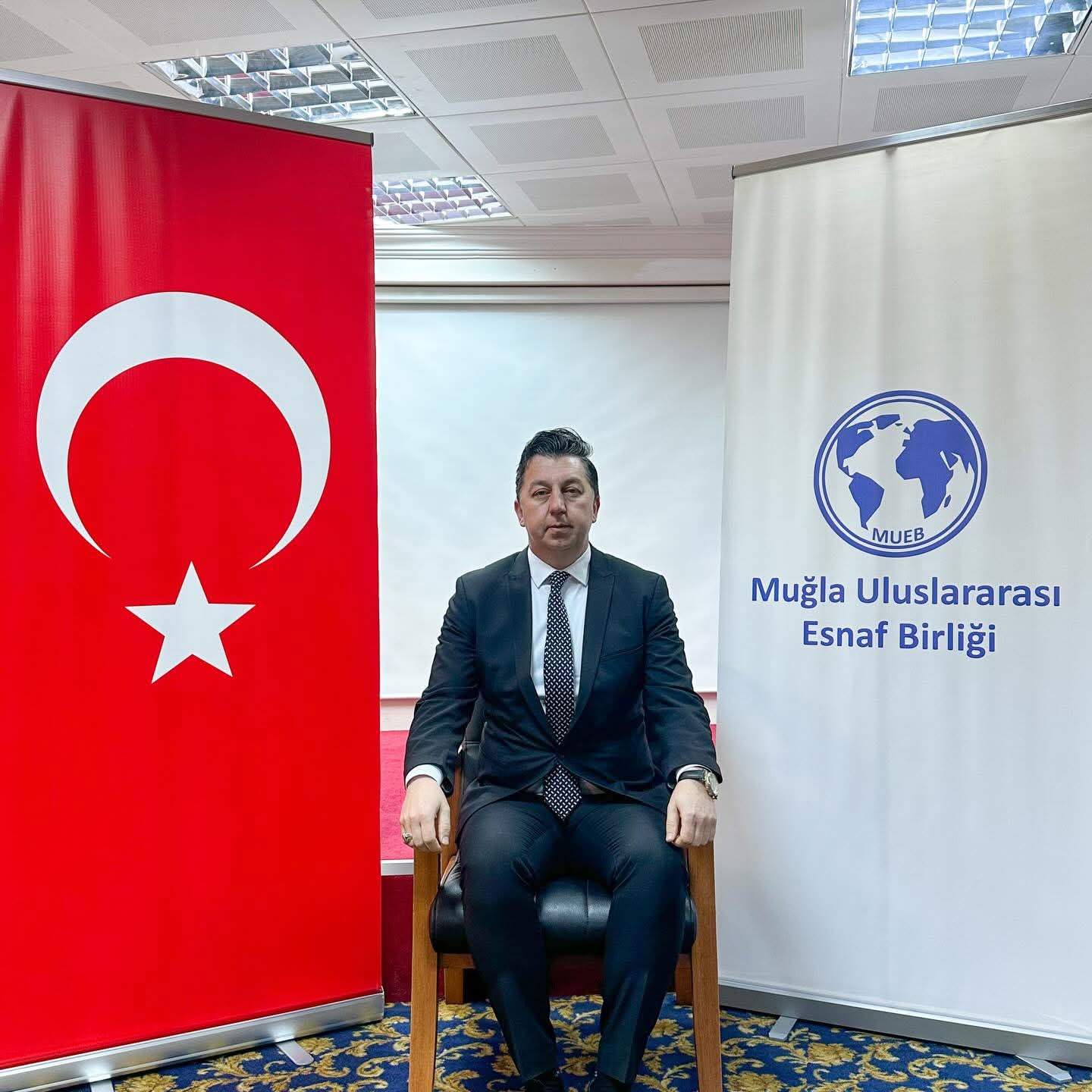 Uluslararası Esnaf Birliği Muğla İl Başkanlığı’na Mehmet Ayyıldız Seçildi