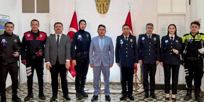 Polis Haftası Münasebetiyle Kaymakam Kaya’ya Ziyaret