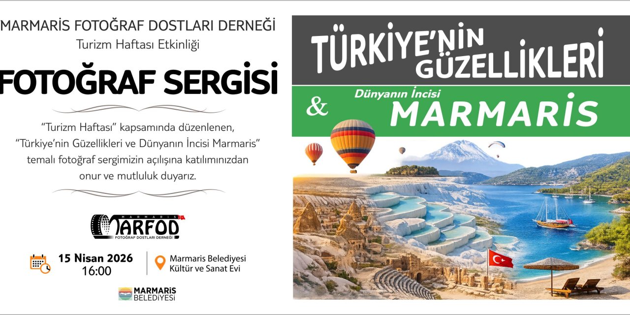 Marmaris’te Turizm Haftası’na Özel Fotoğraf Sergisi