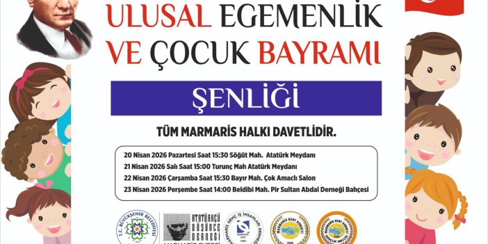 Marmaris’te 23 Nisan Coşkusu Mahallelere Taşınıyor