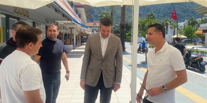 AK Parti Marmaris Teşkilatı’ndan İçmeler Esnafına Ziyaret