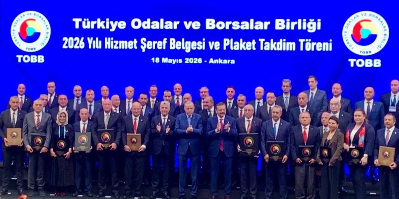 Marmaris Ticaret Odası Başkanı S. Mutlu Ayhan’a TOBB’dan Şeref Belgesi ve Plaket