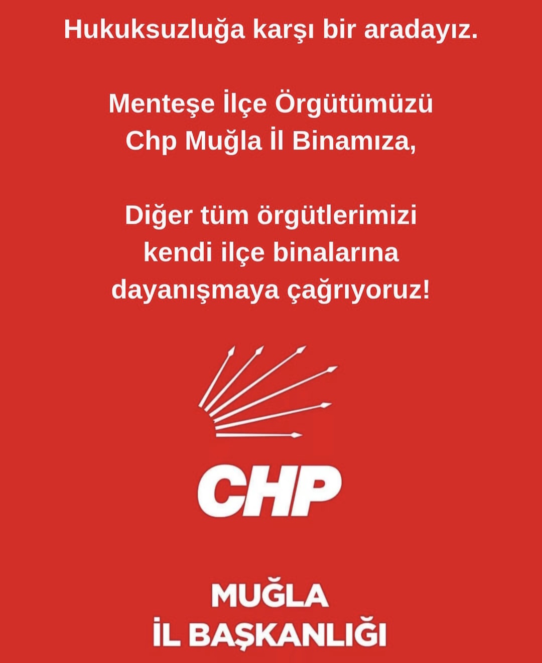 CHP’de 81 İl Başkanı Tek Ses Oldu