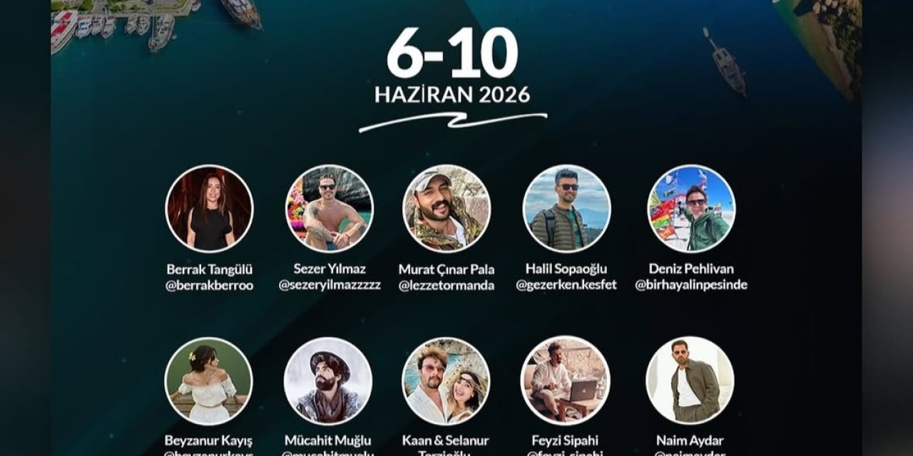Şimdi Marmaris Zamanı: Sosyal Medya Fenomenleri Marmaris’te Buluşuyor
