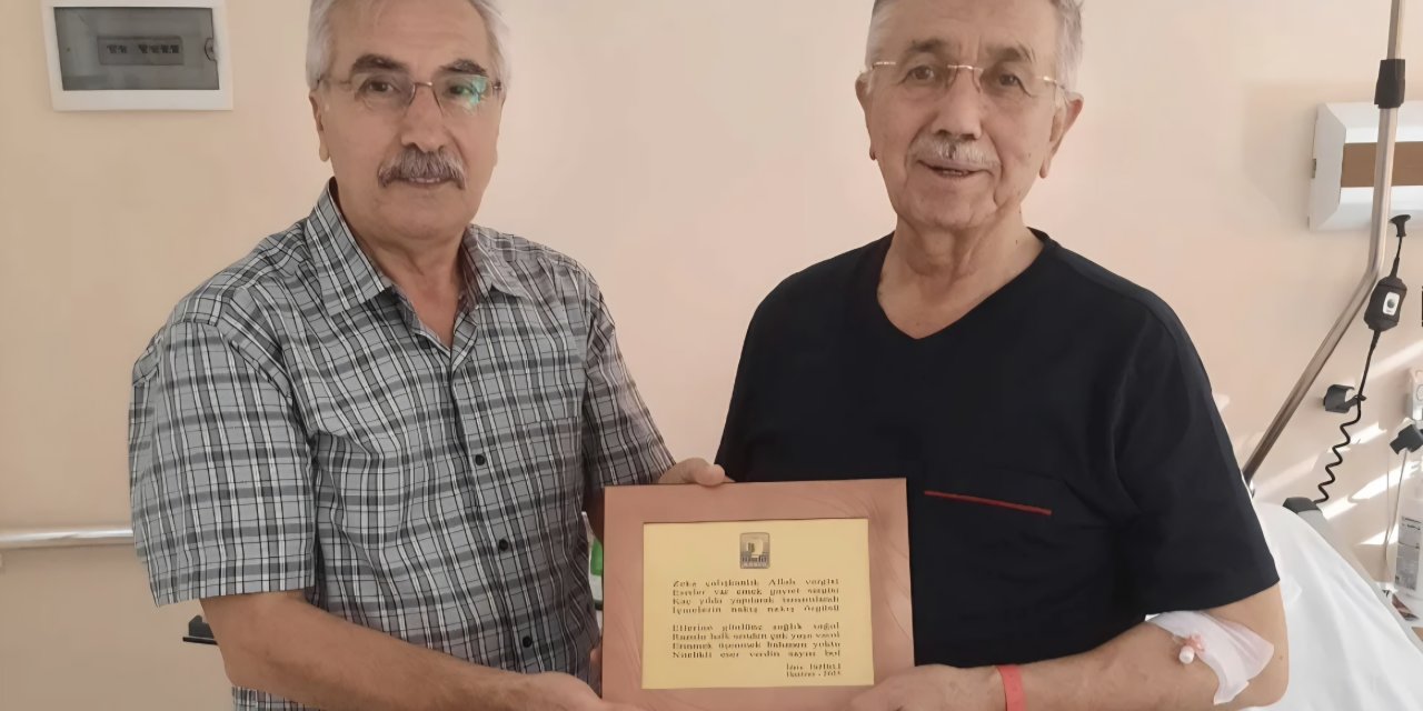 İdris İspirli'den Zeki Eren'e Geçmiş Olsun Ziyareti