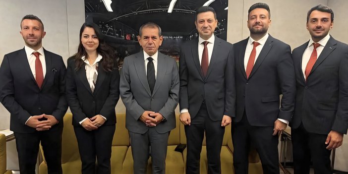 Marmaris Galatasaraylı İş İnsanları Derneği Yönetiminden Dursun Özbek'e Ziyaret
