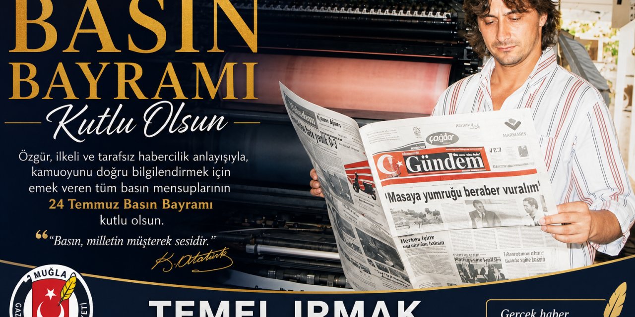 Temel Irmak'tan Basın Bayramı'nda Anlamlı Mesaj: Vefat Eden Gazeteciler Unutulmadı
