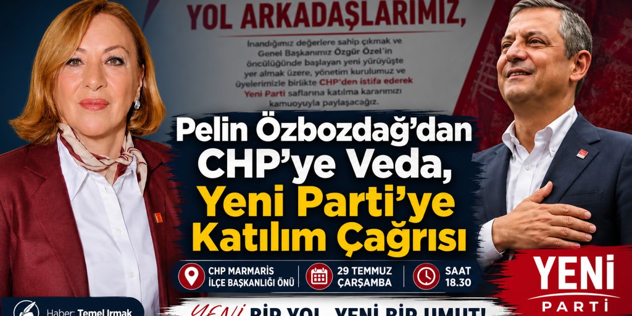 Pelin Özbozdağ'dan CHP'ye Veda, Yeni Parti'ye Katılım Çağrısı