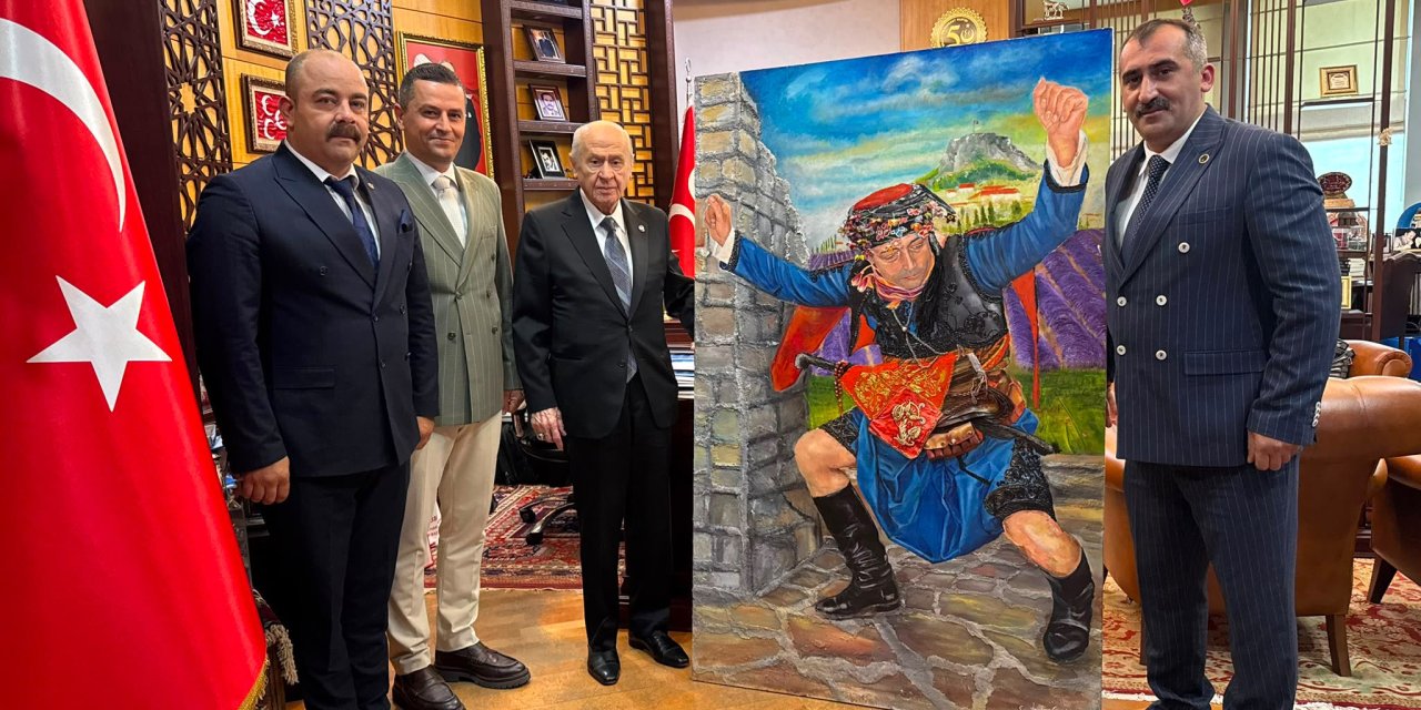 Muğla'nın Kültürel Mirası Bahçeli'ye Takdim Edildi