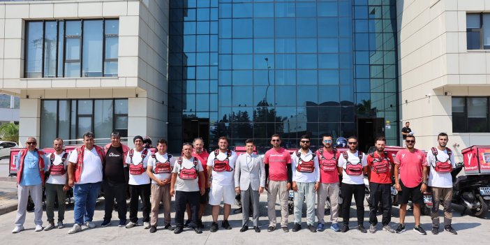 YEMEKSEPETİ KURYELERİNDEN SİRAÇ İÇİN ÖRNEK DAYANIŞMA