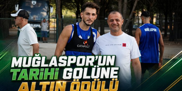Muğlaspor’un Tarihi Golüne Altın Ödülü