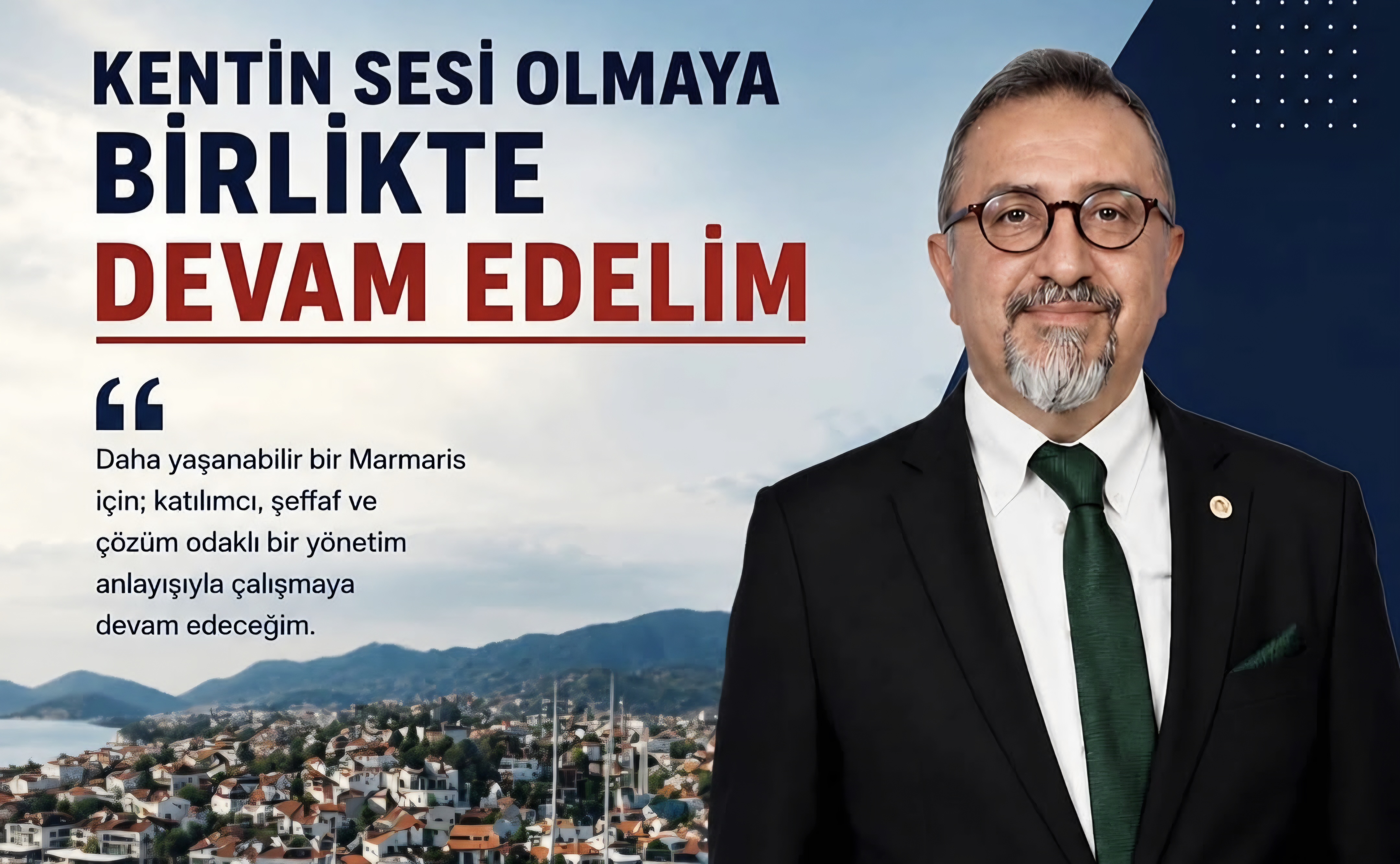 Hakan Öner’den Yeniden Adaylık Mesajı: “3 Yıl Daha Omuz Omuza”