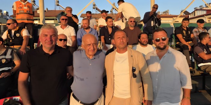 Erdem Karaosmanoğlu, Şükrü Bodur’la Maçı Tribünden İzledi