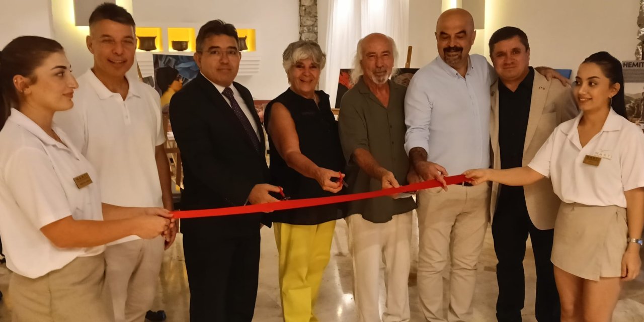 “2400 Yıl Sonra Hemithea” Sergisi Marmarislilerle Buluştu