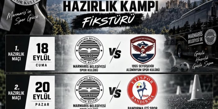 Marmaris Belediyesi Spor Kulübü Afyon Kampına Başladı: 3 Hazırlık Maçı Oynayacak