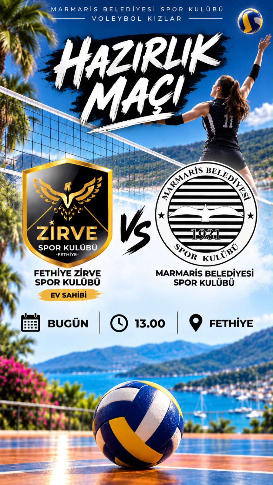 Marmaris Belediyesi Spor Kulübü Hazırlık Maçlarına Başlıyor