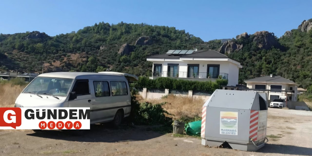 Marmaris’te Bahçe Atıklarını Konteyner Yanına Bırakan Araç Sahibine Ceza
