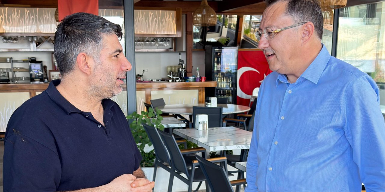 Mutlu Ayhan’a Turunç’ta Amos Teşekkürü