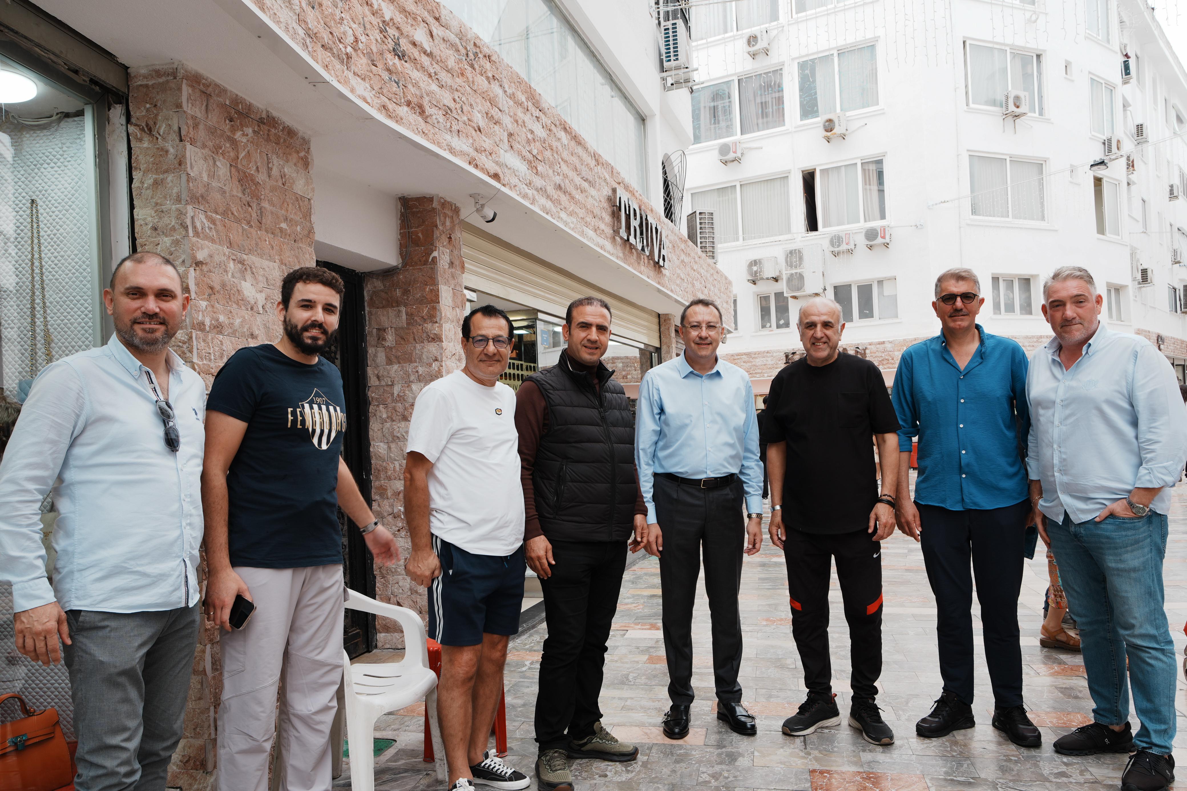 Mutlu Ayhan’dan Marmaris Çarşısı’na Ziyaret