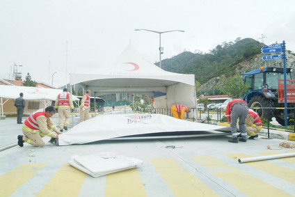 basın ordusu karşılamayı bekliyor