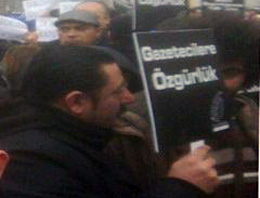 Gazeteciler Taksim'de