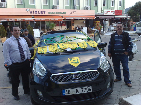 Bie araba sahibi oldu