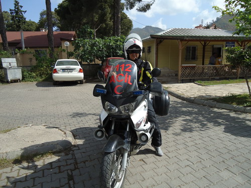 112 motorize timi göreve başladı