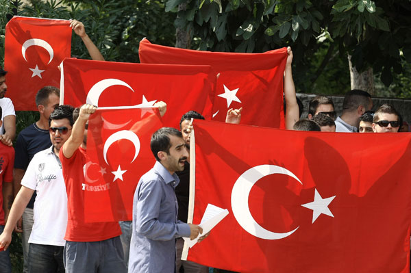 Bodrum'da Şehit Protestosu