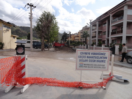 ESKİ DATÇA YOLU YENİLENİYOR