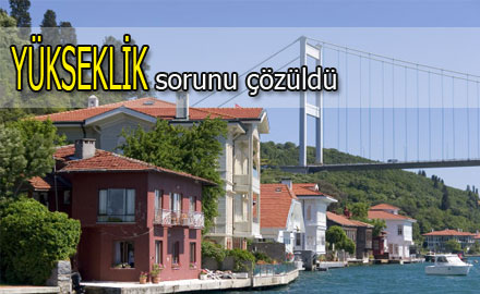 Boğaz kıyısına asansör ve havalandırma payı verildi