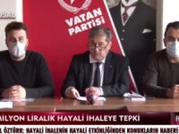 VATAN PARTİSİ BEYLİKDÜZÜ'NDEN “HAYALİ İHALE”YE TEPKİ