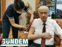 MHP Lideri Bahçeli corona aşısı oldu