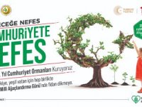 11 Kasım Milli Ağaçlandırma Gününde Cumhuriyet Ormanları Oluşturuyoruz