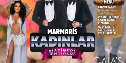 Marmaris’te Kadınlar İçin Özel Gece: GAIA’S Beach’te Matine Keyfi