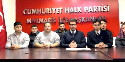 CHP Marmaris Gençlik Kolları Başkanı Haydar Aydın: “Bilge Kağan Şarbat yalnız değildir”